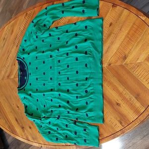 J. Crew Polka Dot Sweater Size XL